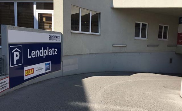 Contipark - Tiefgaragen-Parken am Ledplatz Graz